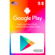Google Play Gift Card $5 USD [US]